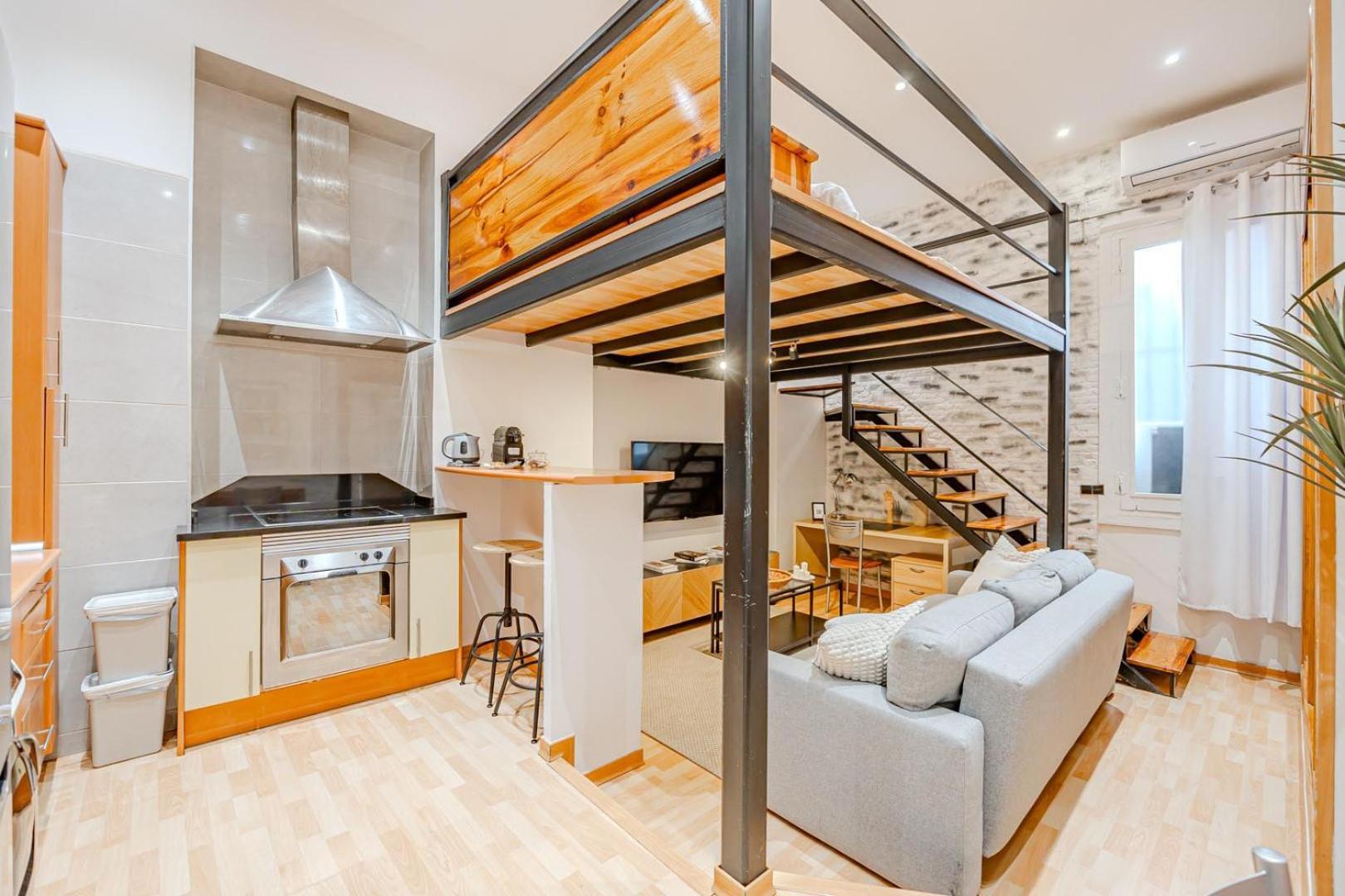 Apartamento Increible Loft A 5 Min Del Retiro & Wizink Madrid Exterior foto